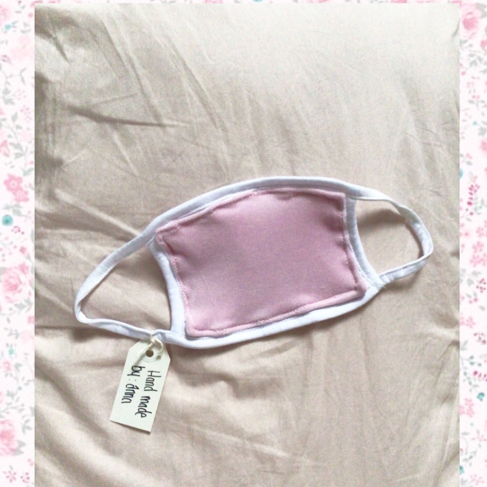 Handmade💗pink velvet face mask